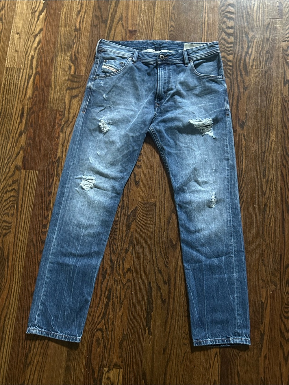 Diesel Krayver Distressed Slim Carrot Jeans W31 L30 R8311 R8331I